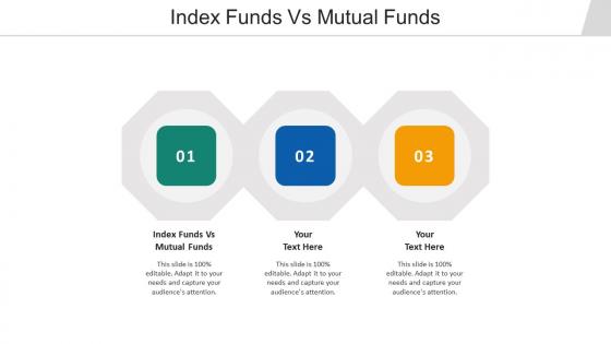 Index funds vs mutual funds ppt powerpoint presentation model display cpb