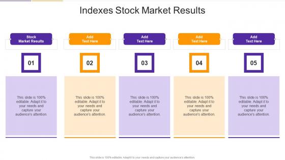 Indexes Stock Market Results In Powerpoint And Google Slides Cpb