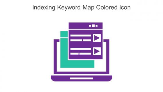 Indexing Keyword Map Colored Icon In Powerpoint Pptx Png And Editable Eps Format