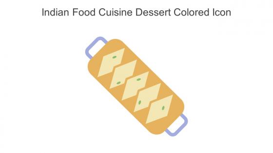 Indian Food Cuisine Dessert Colored Icon In Powerpoint Pptx Png And Editable Eps Format