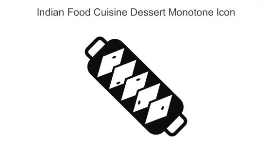 Indian Food Cuisine Dessert Monotone Icon In Powerpoint Pptx Png And Editable Eps Format