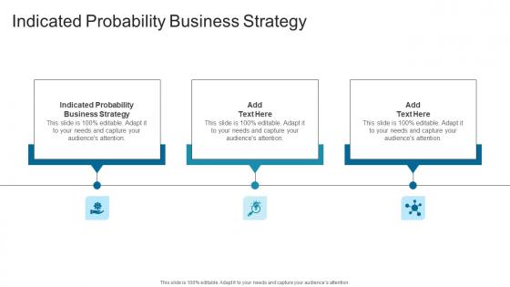 Indicated Probability Business Strategy In Powerpoint And Google Slides Cpb