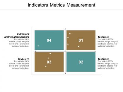 Indicators metrics measurement ppt powerpoint presentation summary master slide cpb