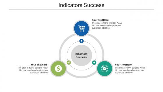 Indicators success ppt powerpoint presentation model master slide cpb