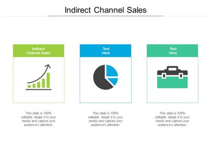 Indirect channel sales ppt powerpoint presentation infographics graphics design cpb