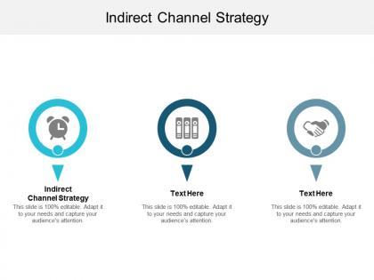 Indirect channel strategy ppt powerpoint presentation icon good cpb