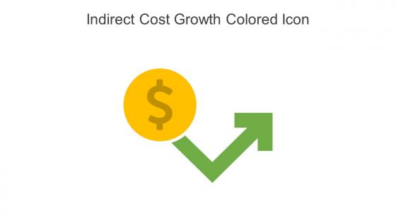 Indirect Cost Growth Colored Icon In Powerpoint Pptx Png And Editable Eps Format