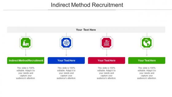 Indirect Method Recruitment Ppt Powerpoint Presentation Layouts Template Cpb