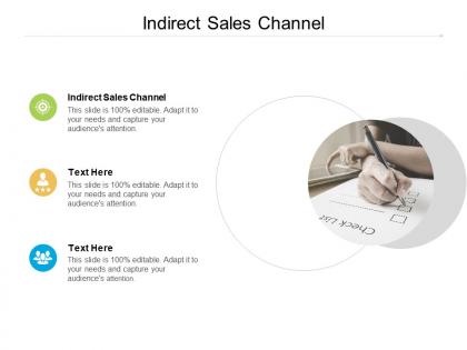 Indirect sales channel ppt powerpoint presentation styles demonstration cpb