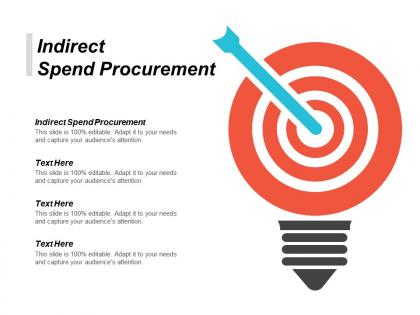 Indirect spend procurement ppt powerpoint presentation gallery designs download cpb