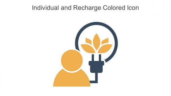 Individual And Recharge Colored Icon In Powerpoint Pptx Png And Editable Eps Format