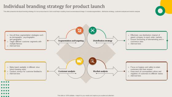 Individual Branding Strategy For Product Launch