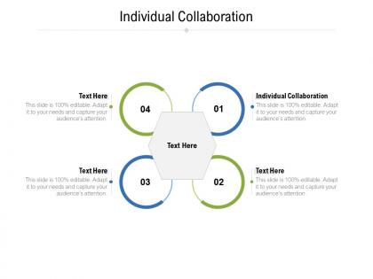 Individual collaboration ppt powerpoint presentation summary example cpb