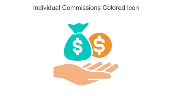 Individual Commissions Colored Icon In Powerpoint Pptx Png And Editable Eps Format