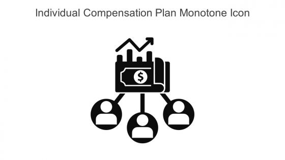Individual Compensation Plan Monotone Icon In Powerpoint Pptx Png And Editable Eps Format