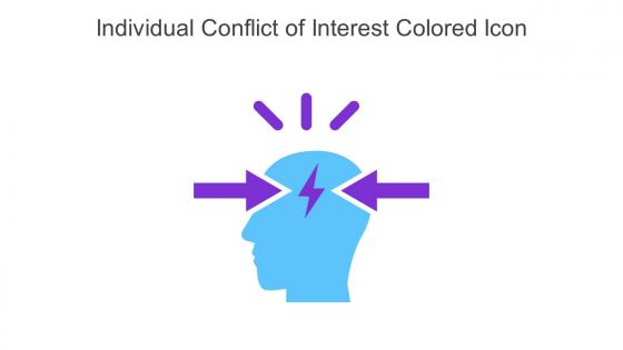 Individual Conflict Of Interest Colored Icon In Powerpoint Pptx Png And Editable Eps Format