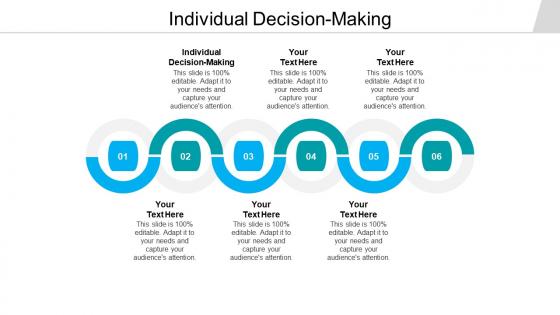 Individual decision making ppt powerpoint presentation outline aids cpb