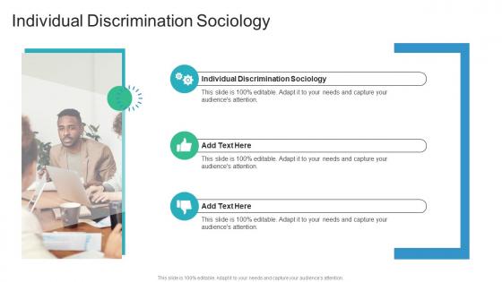 Individual Discrimination Sociology In Powerpoint And Google Slides Cpb