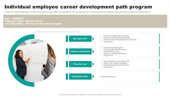 Individual Employee Career Development Path Program