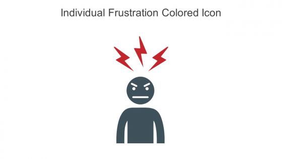 Individual Frustration Colored Icon In Powerpoint Pptx Png And Editable Eps Format