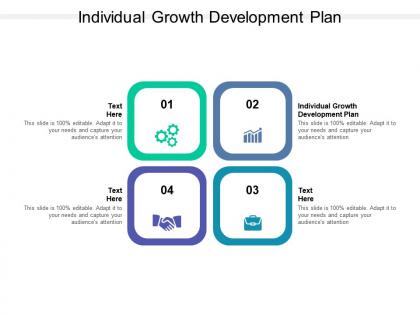 Individual growth development plan ppt powerpoint presentation show tips cpb