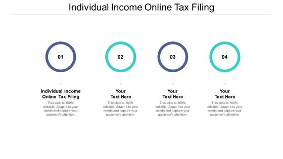 Individual income online tax filing ppt powerpoint presentation templates cpb