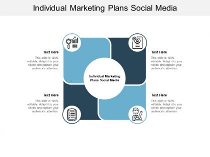 Individual marketing plans social media ppt powerpoint presentation aids cpb
