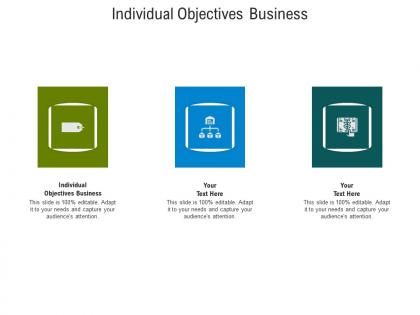 Individual objectives business ppt powerpoint presentation pictures model cpb