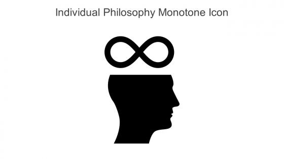 Individual Philosophy Monotone Icon In Powerpoint Pptx Png And Editable Eps Format