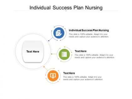 Individual success plan nursing ppt powerpoint presentation summary objects cpb