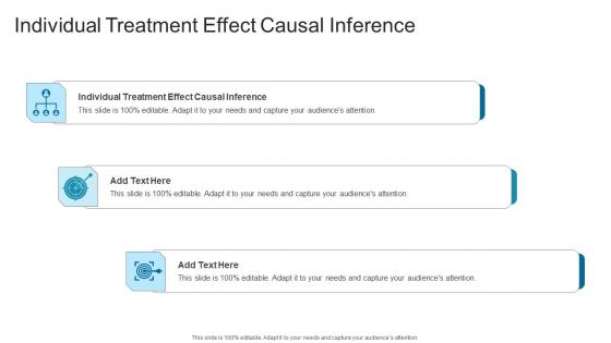 Individual Treatment Effect Causal Inference In Powerpoint And Google Slides Cpb