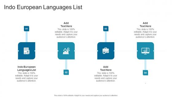 Indo European Languages List In Powerpoint And Google Slides Cpb