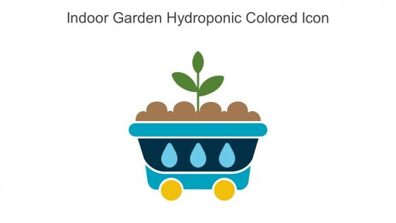 Indoor Garden Hydroponic Colored Icon In Powerpoint Pptx Png And Editable Eps Format