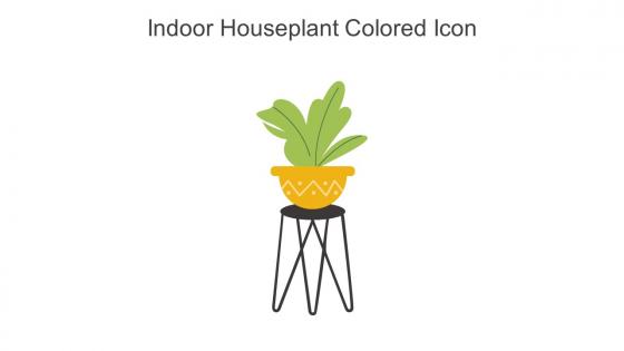 Indoor Houseplant Colored Icon In Powerpoint Pptx Png And Editable Eps Format