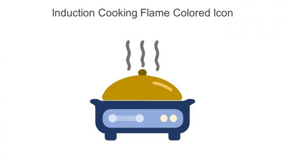 Induction Cooking Flame Colored Icon In Powerpoint Pptx Png And Editable Eps Format
