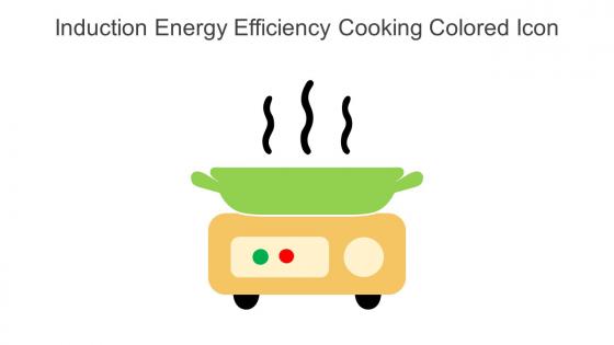 Induction Energy Efficiency Cooking Colored Icon In Powerpoint Pptx Png And Editable Eps Format