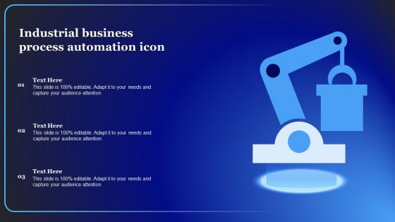 Industrial Business Process Automation Icon