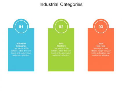 Industrial categories ppt powerpoint presentation gallery ideas cpb