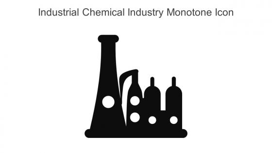 Industrial Chemical Industry Monotone Icon In Powerpoint Pptx Png And Editable Eps Format