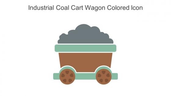 Industrial Coal Cart Wagon Colored Icon In Powerpoint Pptx Png And Editable Eps Format