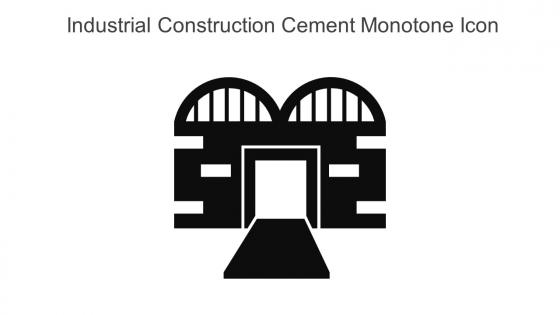 Industrial Construction Cement Monotone Icon In Powerpoint Pptx Png And Editable Eps Format