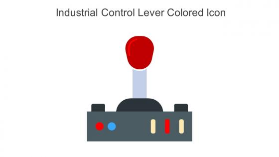 Industrial Control Lever Colored Icon In Powerpoint Pptx Png And Editable Eps Format
