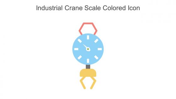 Industrial Crane Scale Colored Icon In Powerpoint Pptx Png And Editable Eps Format
