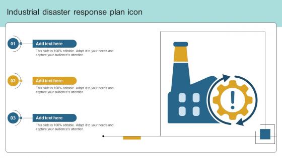 Industrial Disaster Response Plan Icon