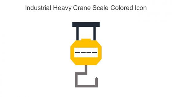 Industrial Heavy Crane Scale Colored Icon In Powerpoint Pptx Png And Editable Eps Format