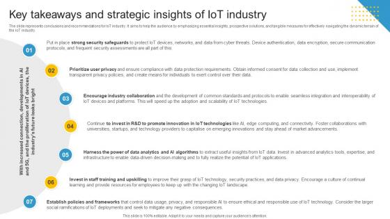 Industrial Iot Market Key Takeaways And Strategic Insights Of Iot IR SS V