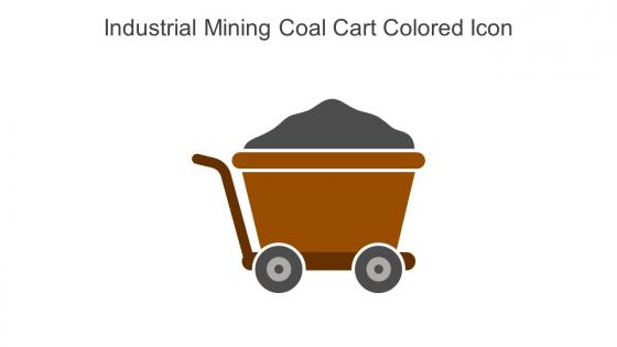 Industrial Mining Coal Cart Colored Icon In Powerpoint Pptx Png And Editable Eps Format