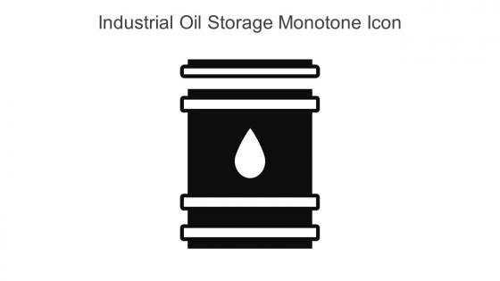 Industrial Oil Storage Monotone Icon In Powerpoint Pptx Png And Editable Eps Format