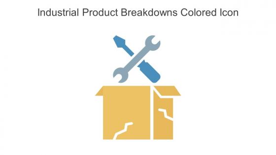 Industrial Product Breakdowns Colored Icon In Powerpoint Pptx Png And Editable Eps Format