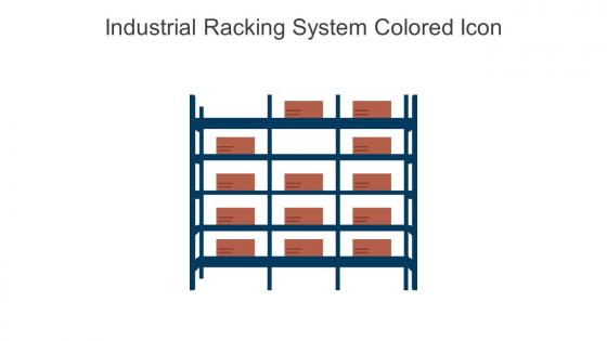 Industrial Racking System Colored Icon In Powerpoint Pptx Png And Editable Eps Format